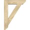 Ekena Millwork Traditional Slat Rough Sawn Bracket w/ Offset Brace, Douglas Fir, 6"W x 22"D x 30"H BKT0604X22X30TRA06RDF - alternate 3